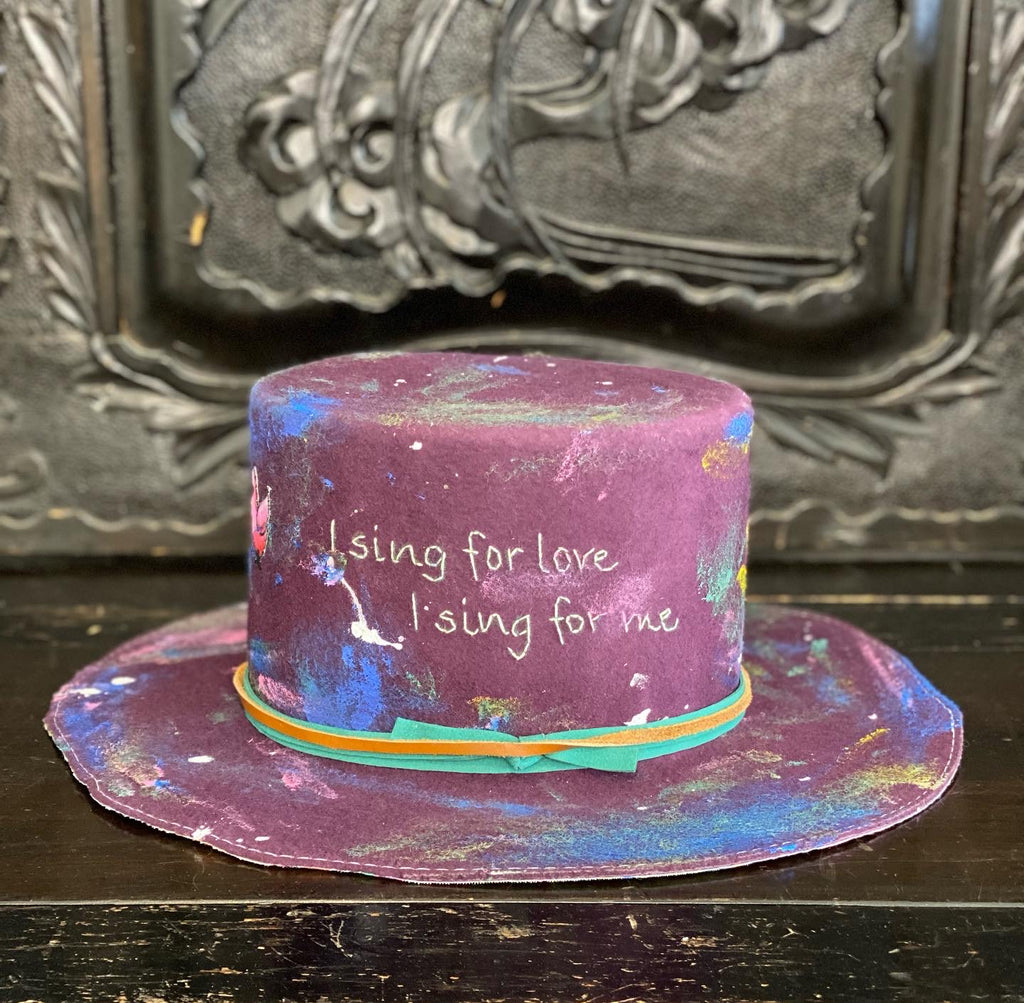 Purple Sing Hat